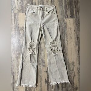 Like new! Women’s Risen Khaki Color Pants from Boutique- Size 3